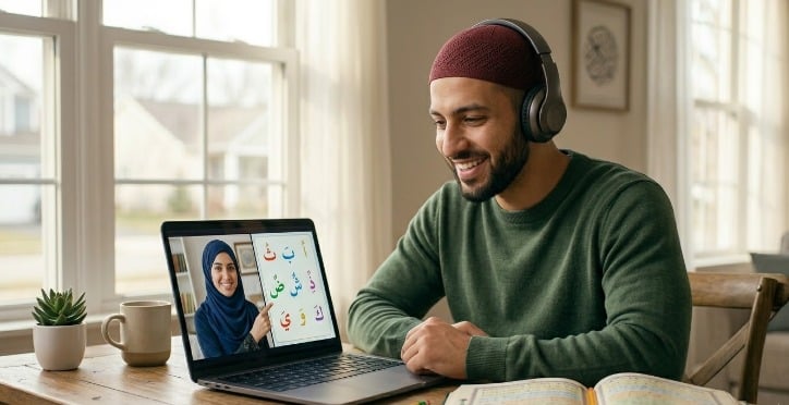 Online Quran Classes for Beginners : The Step-by-Step Guide to Reading Arabic